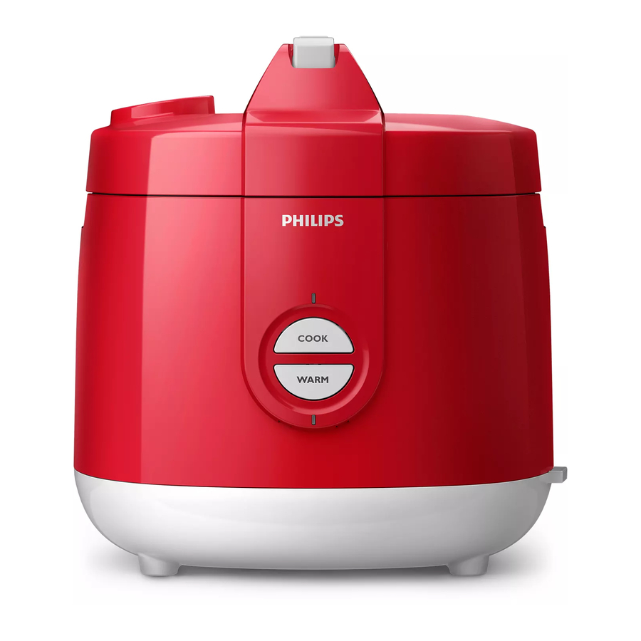 Philips HD3131 - Rice Cooker Manual
