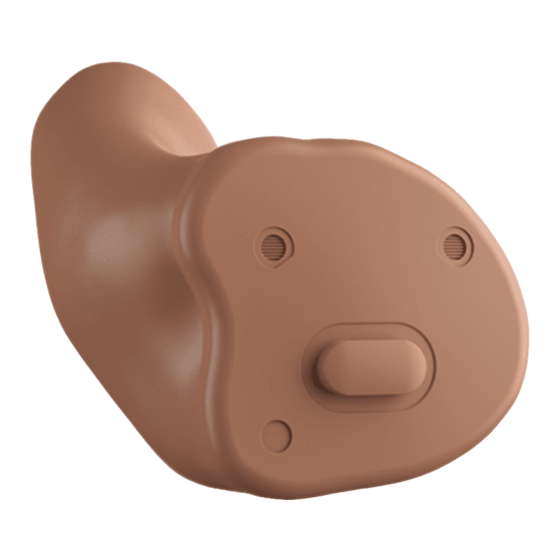 Rexton BiCore Custom Li ITC Manual For Hearing Care Professionals