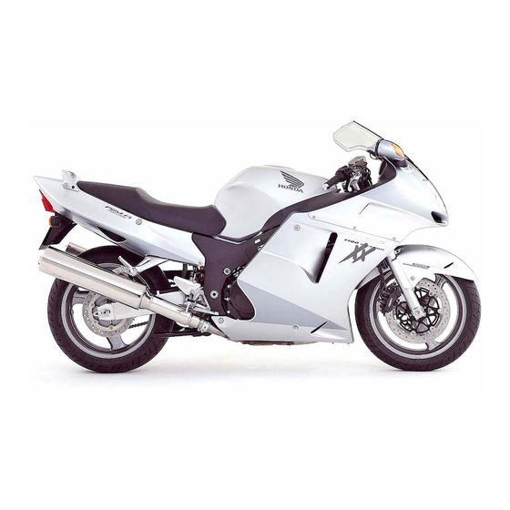 Honda CBR1100XX Owner's Manual