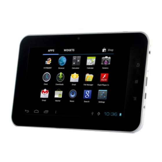 AGPtek 7" series Quick Start Manual