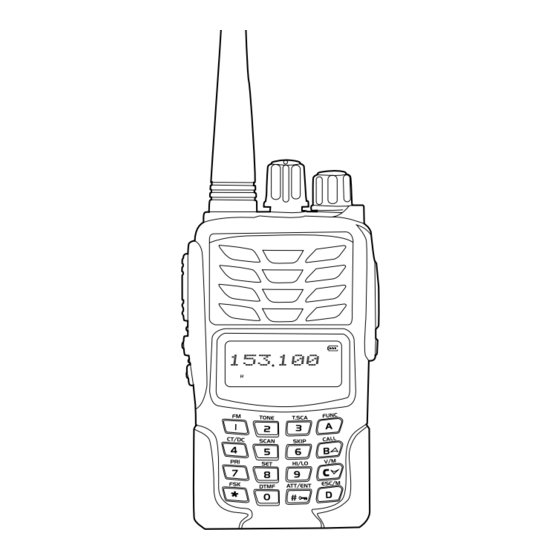 Alinco DJ-100 Instruction Manual