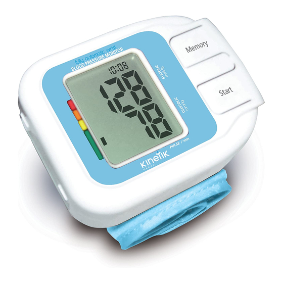 kinetik blood pressure monitor troubleshooting