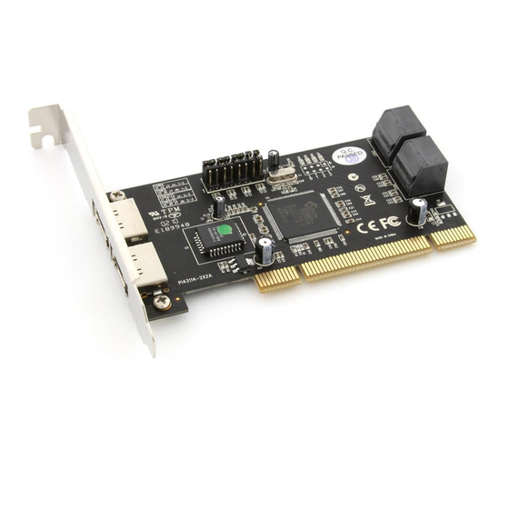 VANTEC SATA 150 PCI RAID CARD USER MANUAL Pdf Download | ManualsLib