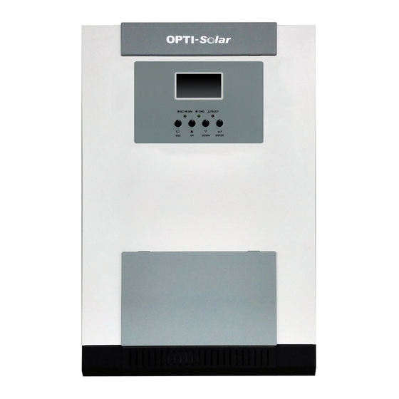 Opti Solar Sp Brilliant Series User Manual Pdf Download Manualslib