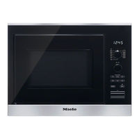 Miele Microwave oven Operating Instructions Manual