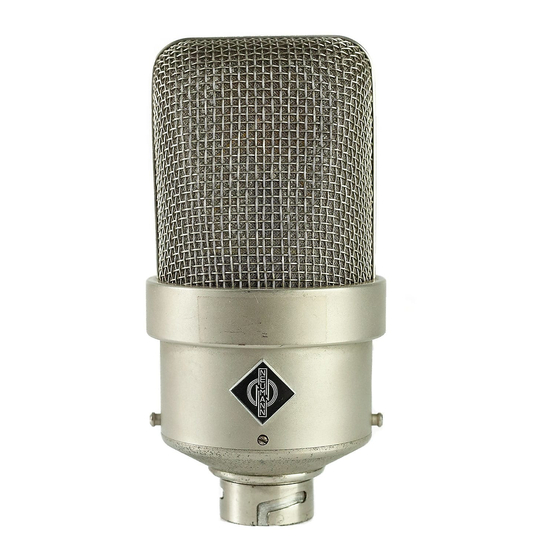 Neumann.Berlin M 49 Brochure