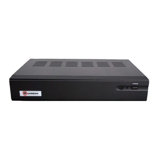 Guardian K-DVR-4G Instruction Manual