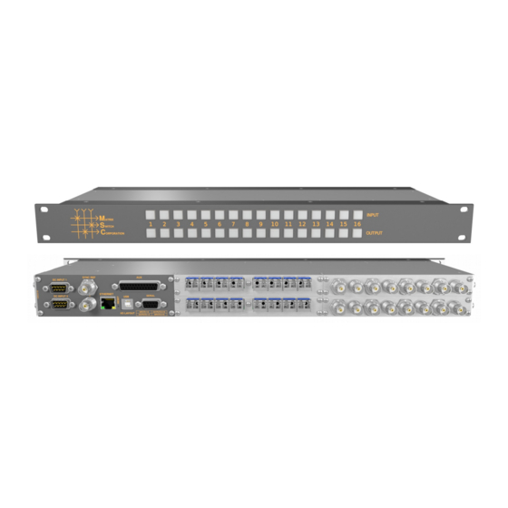Matrix Switch Corporation MSC-XDM1000L Product Manual