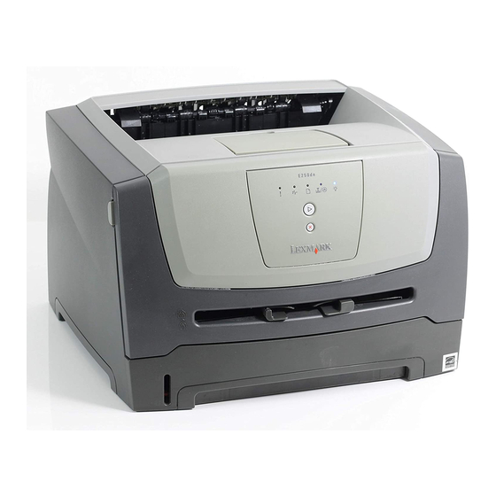 Lexmark 250d - E B/W Laser Printer Manuals
