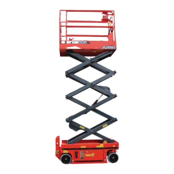 Sinoboom GTJZ0407SE Maintenance Manual