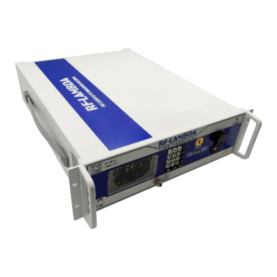 RF-Lambda REMC18G26GD Manual
