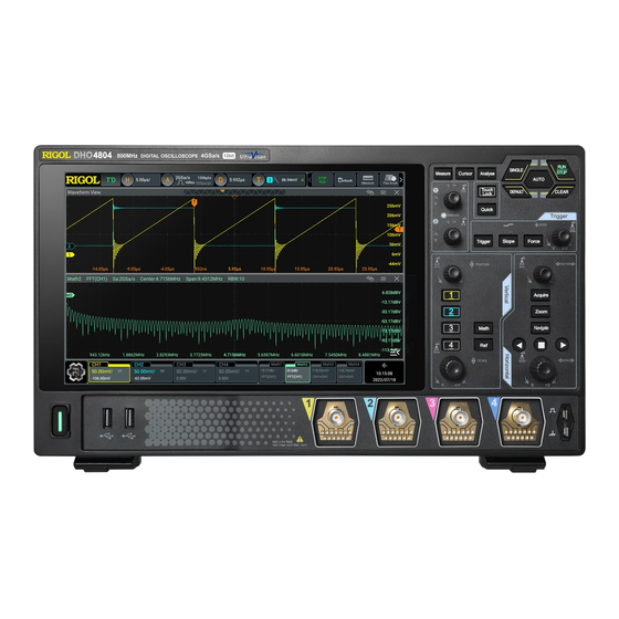 Rigol DHO4204 Quick Manual