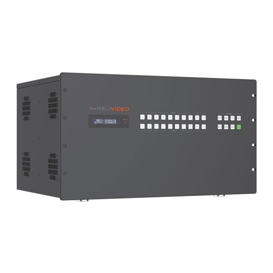 A-Neuvideo ANI-MODX Series Instruction Manual