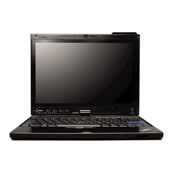 Lenovo ThinkPad X201 Tablet 3093 Hardware Maintenance Manual