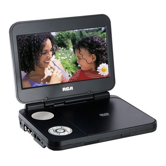 RCA DRC6318E - Portable DVD Player Manual De Usuario