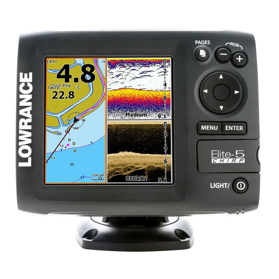 Lowrance Elite 5 Sonar/GPS Manuals