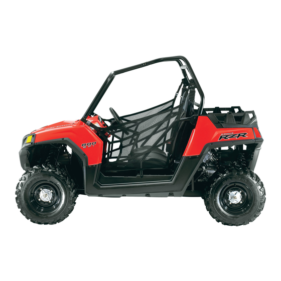 Polaris Ranger RZR Owner's Manual For Maintenance And Safety
