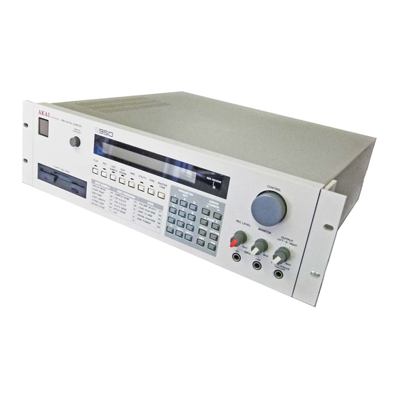Akai S950 Service Manual