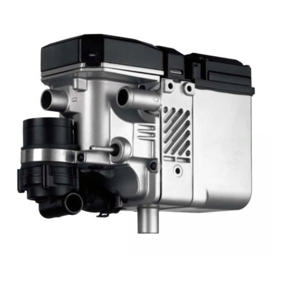 Webasto Thermo Top E Installation Instructions Manual