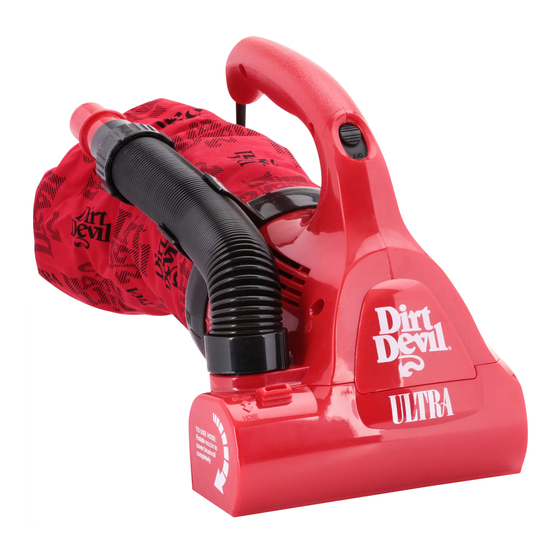 Dirt Devil M08230RED Owner's Manual