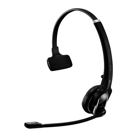 EPOS SENNHEISER SD Series Quick Manual