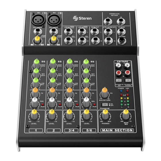 Steren MIX-160 User Manual