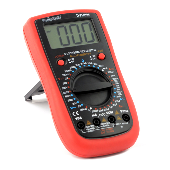 Velleman DVM895 User Manual