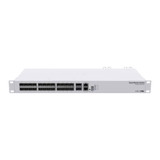 MikroTik CRS326-24S+2Q+RM Quick Start