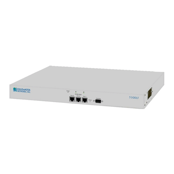 Edgewater Networks EdgeView 5300LF System Administration Manual