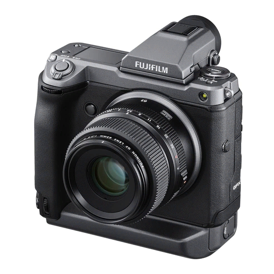 FujiFilm GFX 100 New Features Manual
