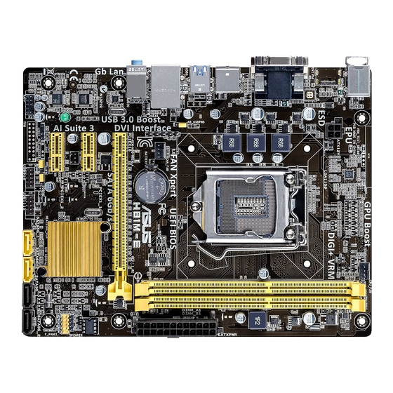 Asus H81M Series Quick Start Manual