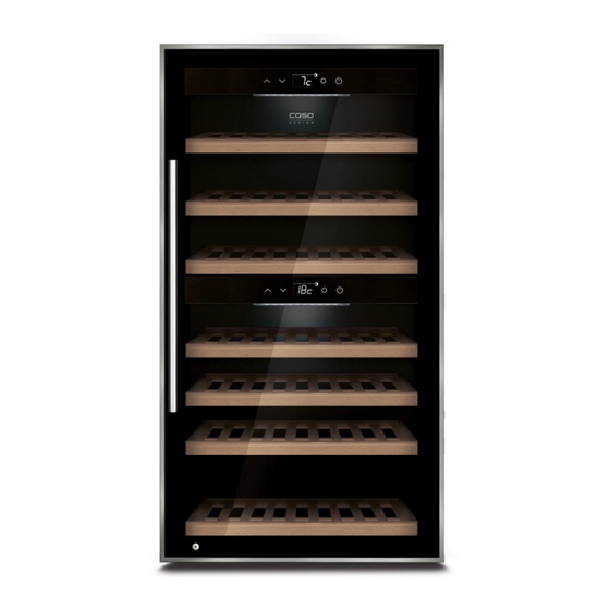 CASO DESIGN WineComfort 66 black Manuals