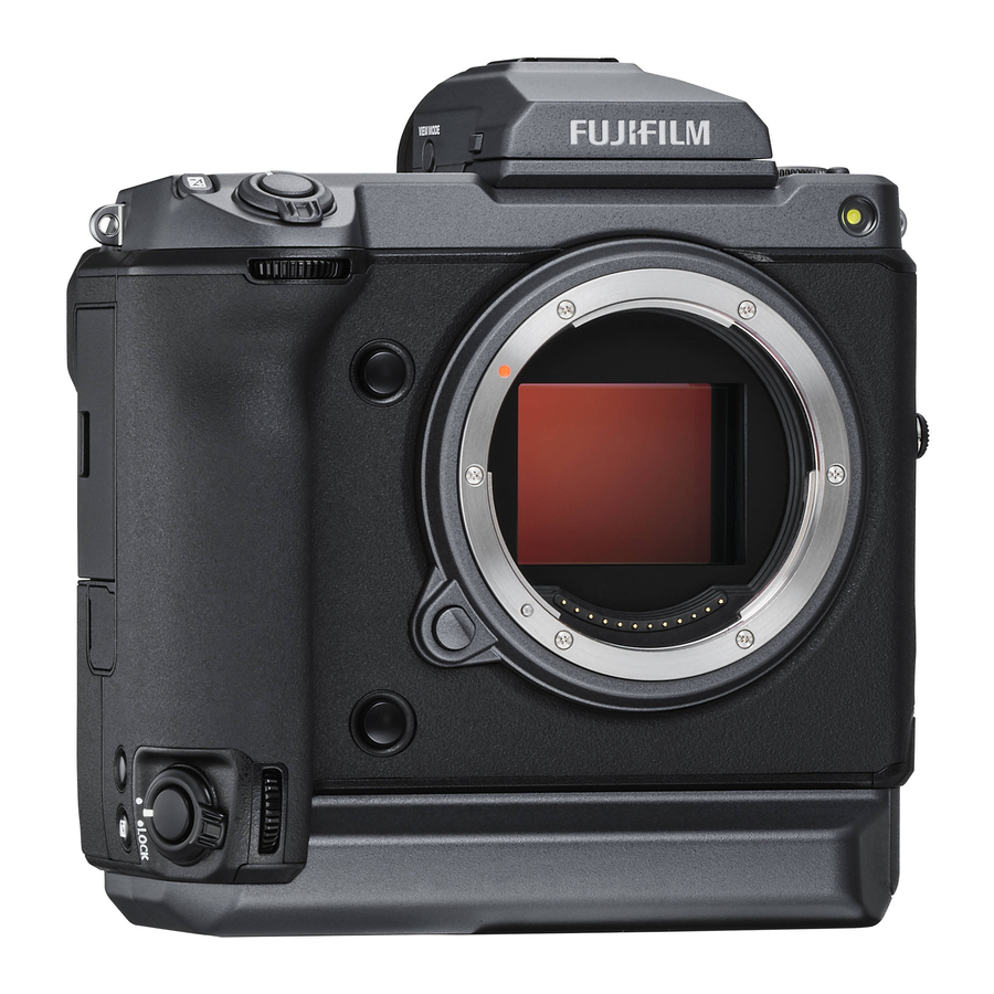 FujiFilm GFX 100 - Digital Camera Manual