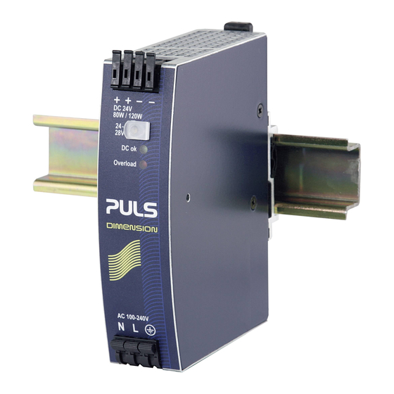 Puls Dimension QS3 Series Instruction Manual