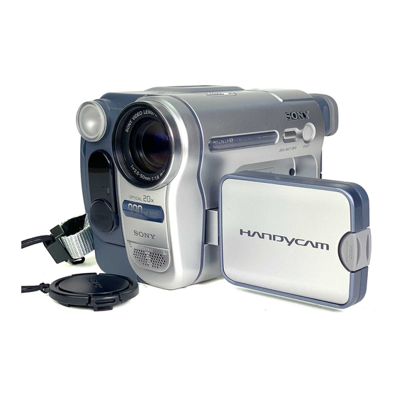 Sony HandyCam DCR-TRV280 Service Manual