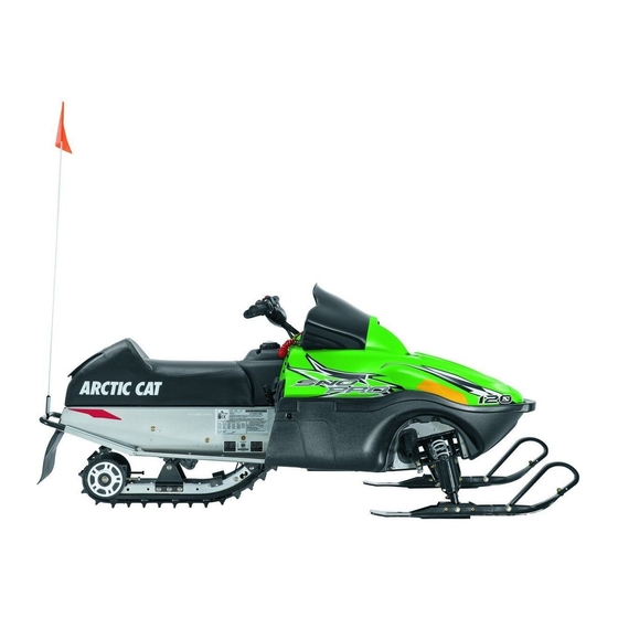 Arctic Cat 120 sno pro Operator's Manual