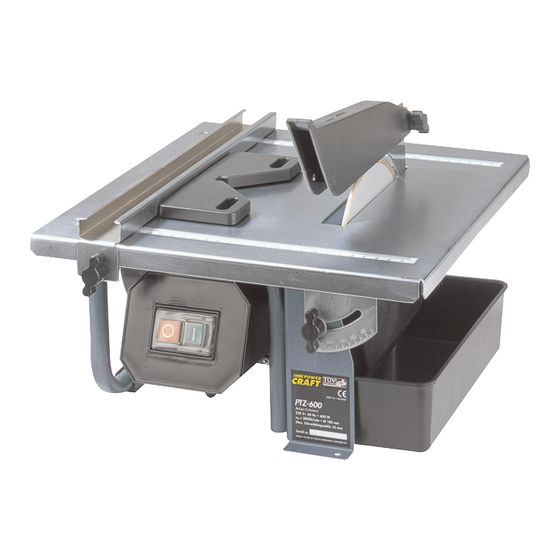 Power Craft PTZ-600 User Manual