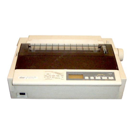Star Micronics LC24-20 User Manual
