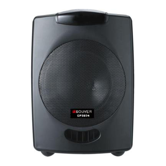 Bouyer CP 5874 Manual