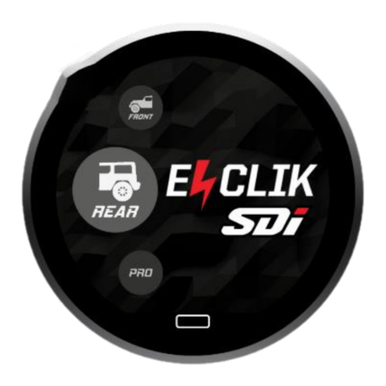 User Manuals: SDI E-CLIK PRO Suspension System