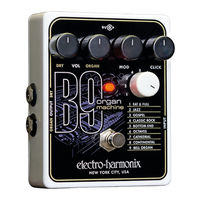 Electro-Harmonix EHX B9 Manual