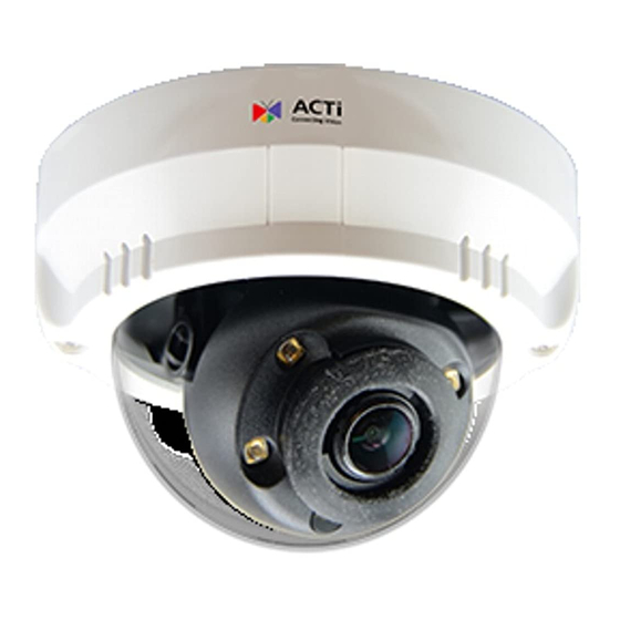 ACTi A88 Hardware Manual