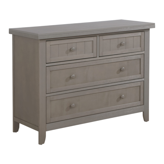 Dream On Me MAPLE DOUBLE DRESSER Owner's Manual