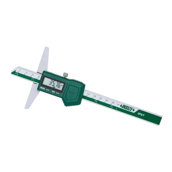 insize 1149 Series Operation Instruction