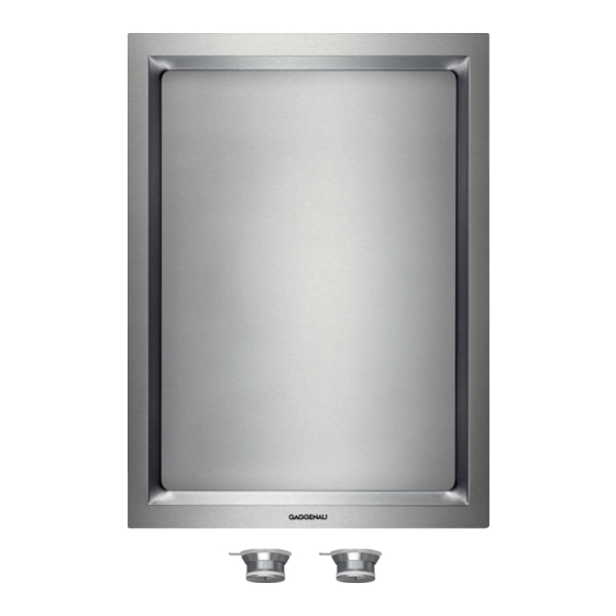 Gaggenau VP 414 611 Installation Instructions Manual