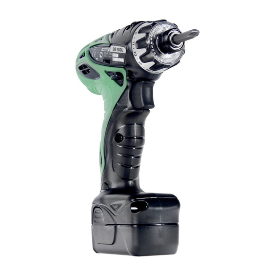 Hitachi DB 10DL Handling Instructions Manual
