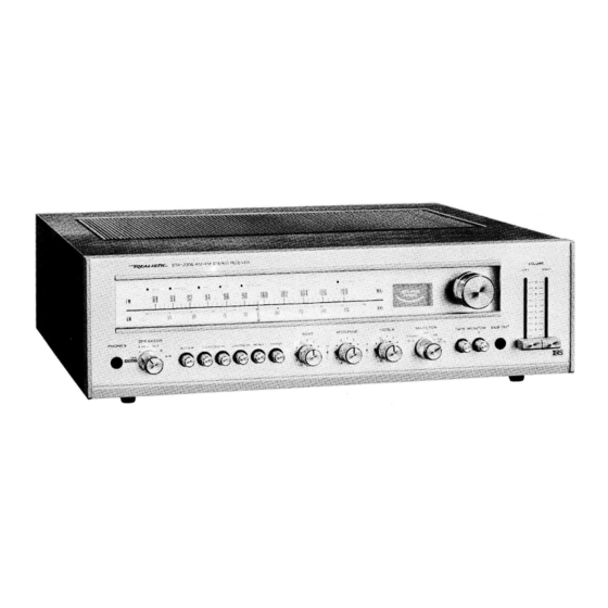 Realistic STA-235B Service Manual