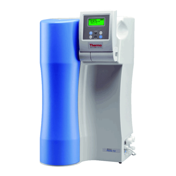 User Manuals: Thermo 50132121 TII 3 Purification System