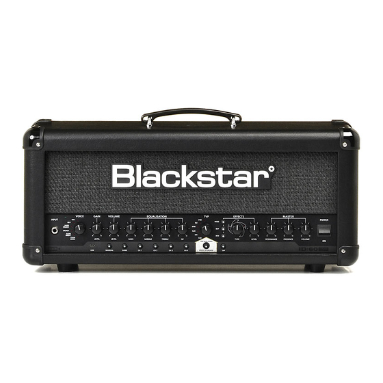 Blackstar ID:60TVP-H Owner's Manual
