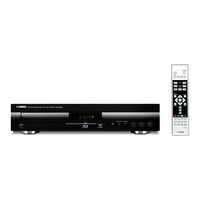 Yamaha BD-S2900 - Blu-Ray Disc Player Owner's Manual